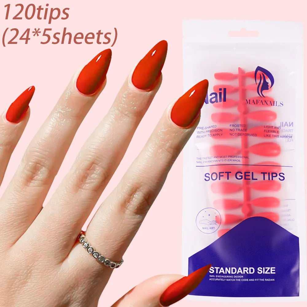 KitDelicate 100Pcs Light Pink Press on Nails