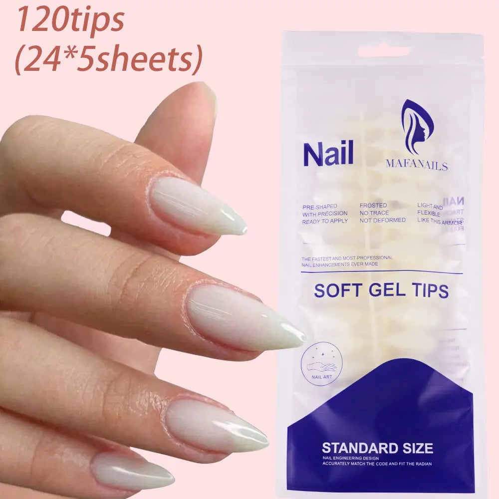 KitDelicate 100Pcs Light Pink Press on Nails