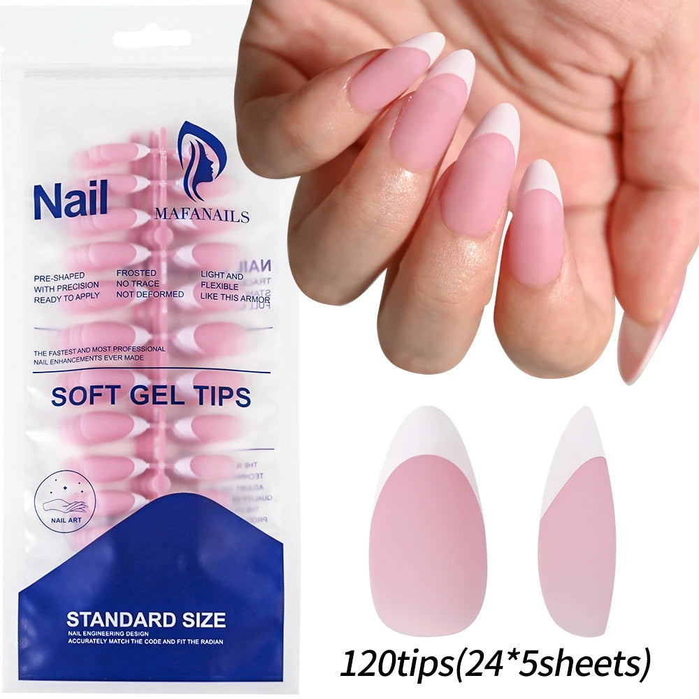 KitDelicate 100Pcs Light Pink Press on Nails