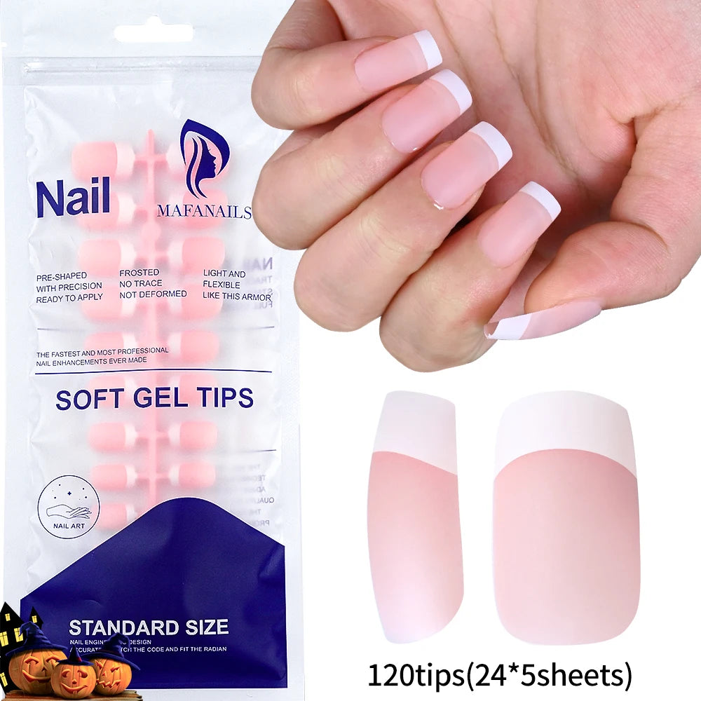 KitDelicate 100Pcs Light Pink Press on Nails