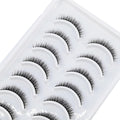 Pestañas Postizas 3D de Visón Natural Largo - 10 Pares en 41 Estilos